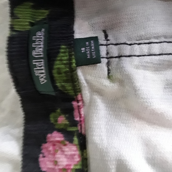 Wild Fable Floral Corduroy Skirt NWT - Picture 5 of 10